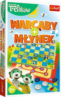Trefl, Rodzina Treflików, Warcaby + Młynek, zestaw gier