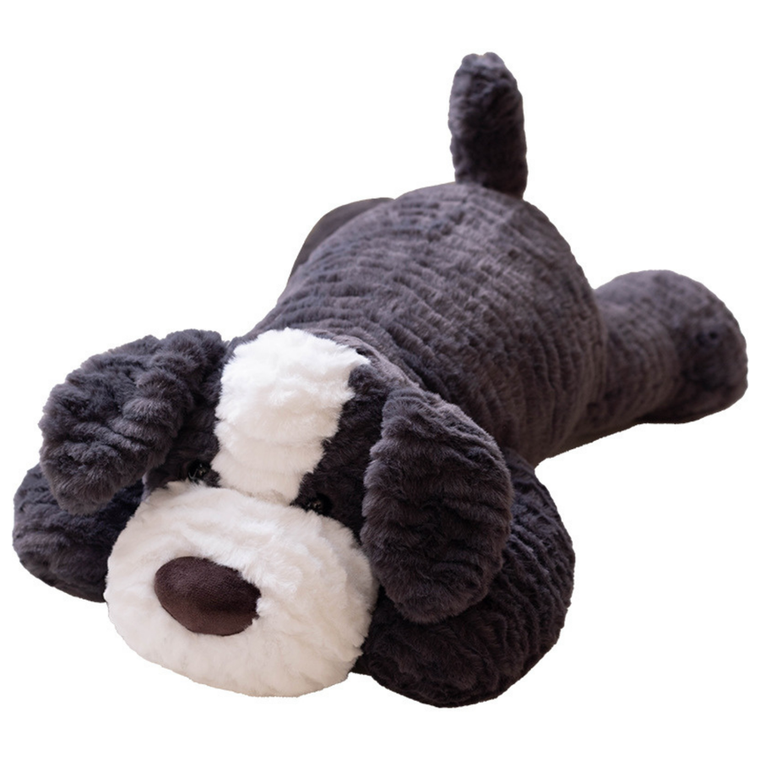 Lean Toys, pies, maskotka, ciemnoszara, 30 cm