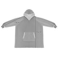 Ruhhy, bluza XXL, koc, szary
