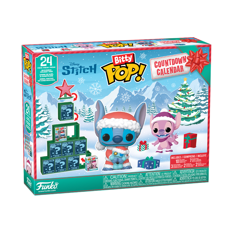 Funko Bitty Pop! Disney, Lilo i Stitch, kalendarz adwentowy z mini figurkami kolekcjonerskimi, 24 elementy