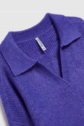 Sweter damski, fioletowy, Moodo