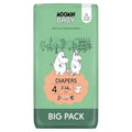 Muumi Baby, Eko Big Pack, pieluszki, rozmiar 4, Maxi, 7-14 kg, 63 szt.