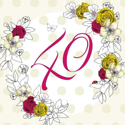Clear Creations, Swarovski, karnet, urodziny 40