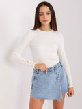 Sweter damski, czerwony, P-M