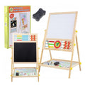 Extralink Toys, dwustronna tablica dla dzieci, kredowa, magnetyczna, suchościeralna, liczydło, zegar