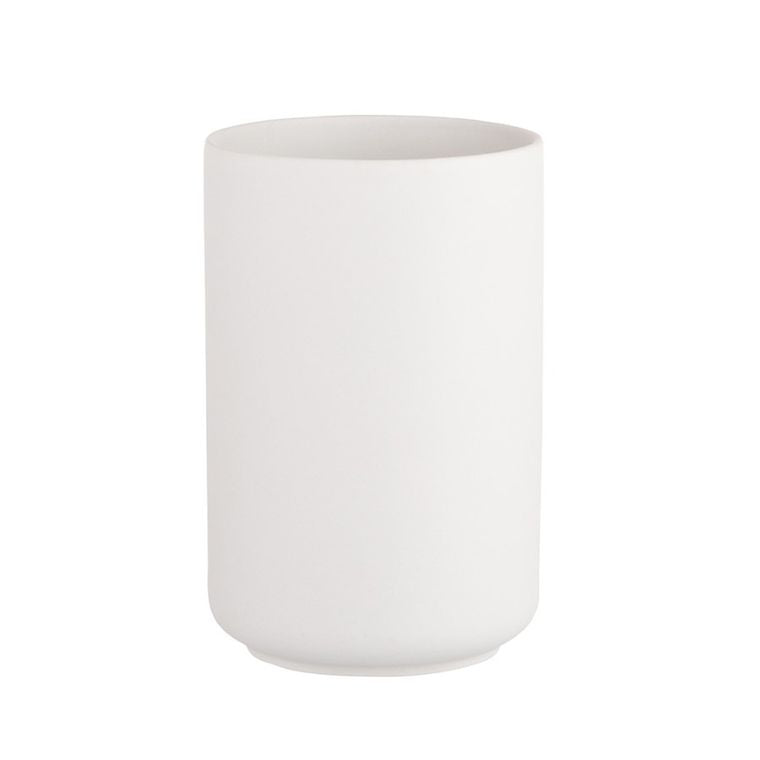 Altom Design, wazon ceramiczny, 10x10x15 cm, popielaty