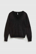 Sweter damski, czarny, Moodo