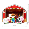 Smily Play, Farma, drewniany domek z figurkami
