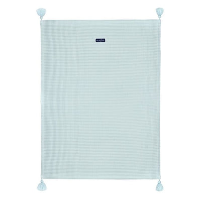 Zaffiro, koc wafel + chwost, Mint Waffle, 75x100 cm
