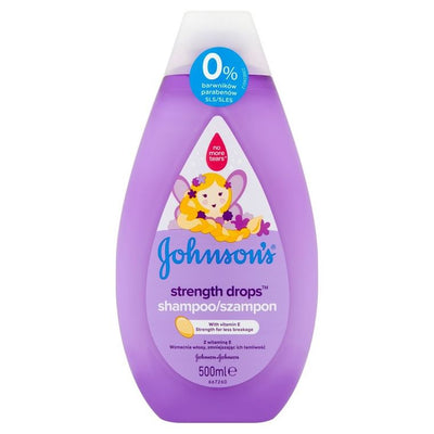 Johnson's, Strength Drops, szampon dla dzieci, 500 ml