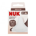 Nuk, Perfect Match, smoczek do butelki, silikonowy, rozmiar S, 2 szt.