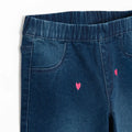 Jegginsy denim o kroju flare Cool Club