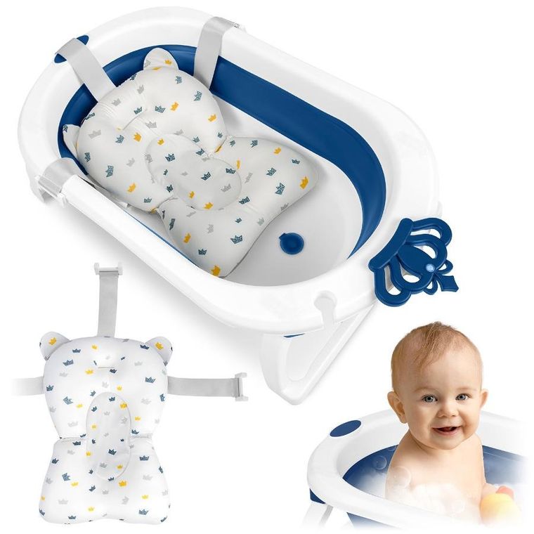 Ricokids, RK-286, wanienka składana z wkładką, biało-niebieska