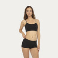 Majtki szorty damskie, czarne, Mini Short Niki, Gatta
