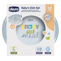 Chicco, zestaw 2 talerzy, zielony, 12m+