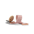Elodie Details, drewniana zawieszka do smoczka, Monkey Sunrise Pink