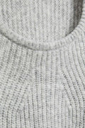 Sweter damski, szary, Moodo