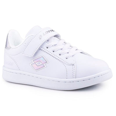 Buty sportowe dziecięce, białe, Lotto Dampolis GC K