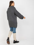 Sweter damski, szary, Rue Paris