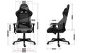 Huzaro, Force 6.2, fotel gamingowy, Grey Mesh