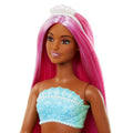 Barbie, lalka syrenka, koralowy ogon