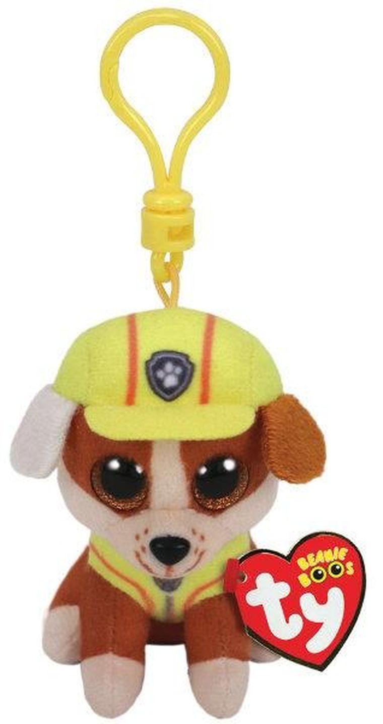 Ty, Beanie Babies, Psi Patrol, zawieszka, Rubble, 8,5 cm