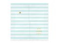 PartyDeco, Yummy, serwetki papierowe urodzinowe, Live Laugh Love, jasny niebieski, 33x33 cm, 20 szt.