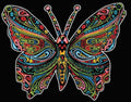 Motyl. Kolorowanka welwetowa, 47x35 cm
