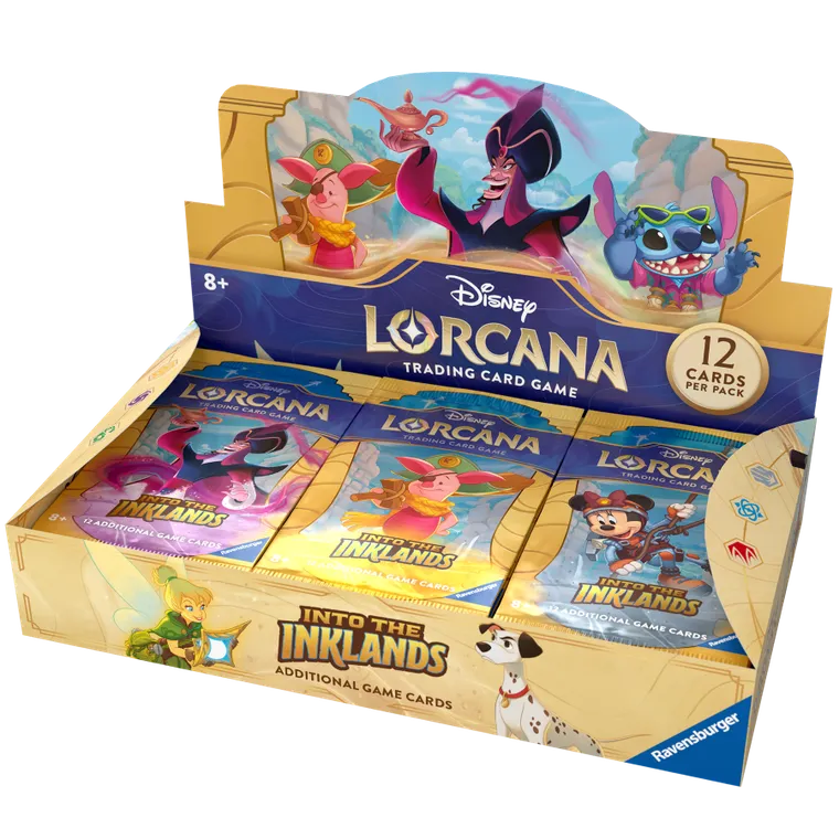 Lorcana, Disney, Into the Inklands, Booster Box, gra karciana, booster, 24 szt.