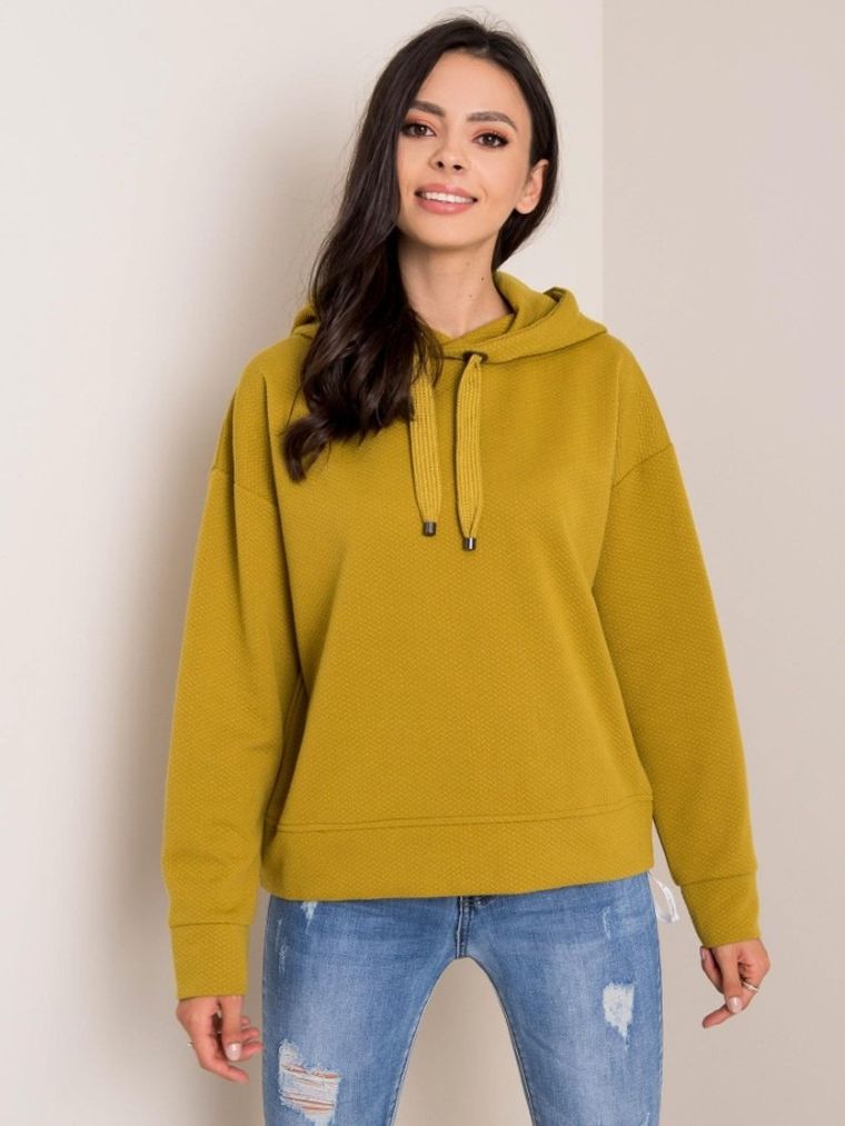 Bluza damska z kapturem, khaki, Sublevel