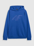 Bluza z kapturem, unisex, niebieska, 4F