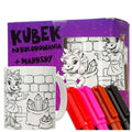 Rawmark, kubek do malowania markerami, zestaw kreatywny