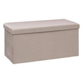 5five Simply Smart, pufa tapicerowana ze schowkiem, aksamit, 76x38x38 cm