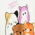 Cool Club, T-shirt dziewczęcy, biały, Squishmallows