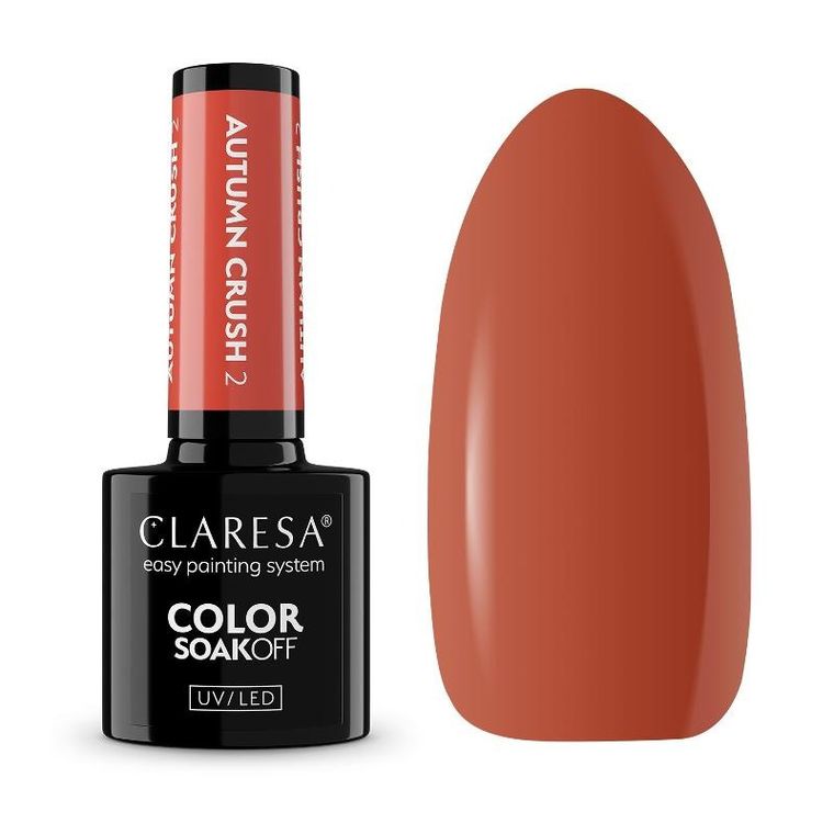 Claresa, lakier hybrydowy, autumn crush, 2 5 g