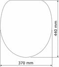 Uniwersalna deska sedesowa, czarna, z tworzywa Thermoplast