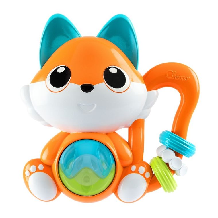 Chicco, Baby Sense & Focus, grzechotka, lisek