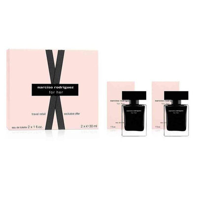 Narciso Rodriguez, For Her, zestaw:  woda toaletowa, 2x30 ml