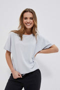 Bluza damska, szara, Moodo
