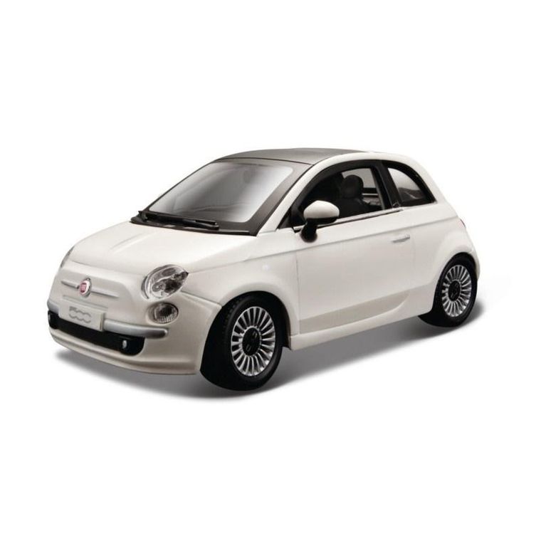 Bburago, Fiat 500, pojazd, White, 1: 24