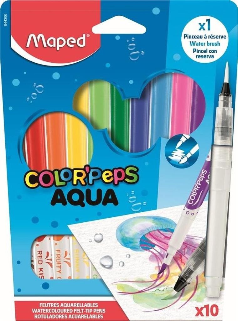 Maped, Colorpeps Aqua, flamastry, 10 szt.