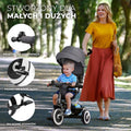 Kinderkraft, Aston, rowerek trójkołowy, Malachite Grey