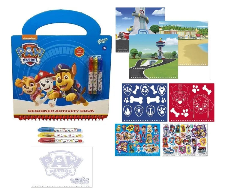 Totum, Psi Patrol, Designer Activity Book, zestaw kreatywny