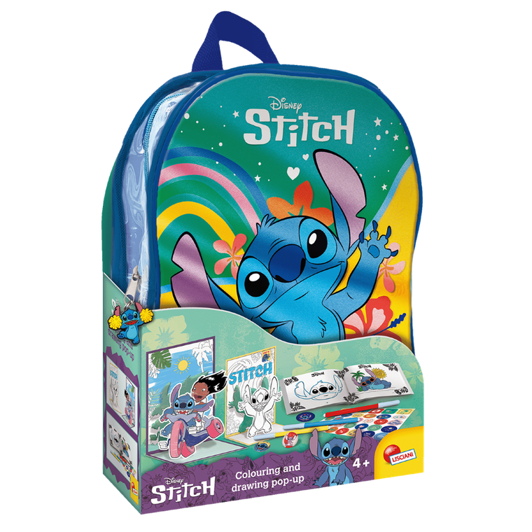 Lisciani, Lilo i Stitch, zestaw kreatywny z plecakiem