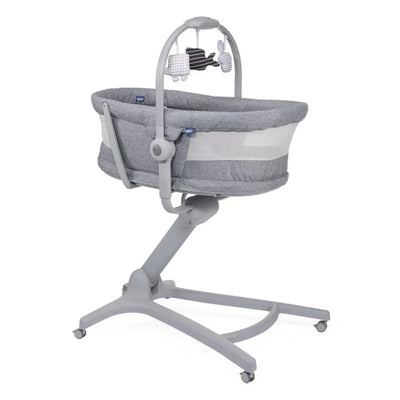 Chicco, Baby Hug Air 4in1, wielofunkcyjne łóżeczko-krzesełko, Titanium