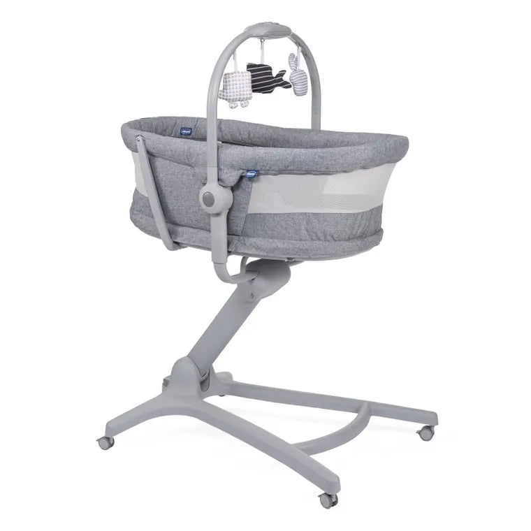 Chicco, Baby Hug Air 4in1, wielofunkcyjne łóżeczko-krzesełko, Titanium
