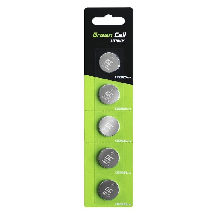 Green Cell, baterie XCR04, CR2025, 3v, 5 szt.