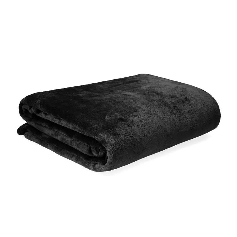 Homla, Rote, Koc czarny 150x200 cm