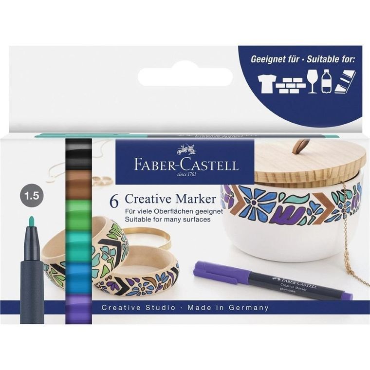 Faber-Castell, pisak kreatywny, Fairy Forest, 6 szt.