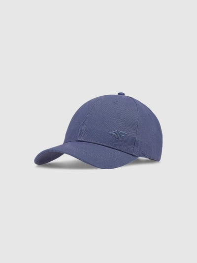 Czapka z daszkiem, unisex, niebieska, 4F